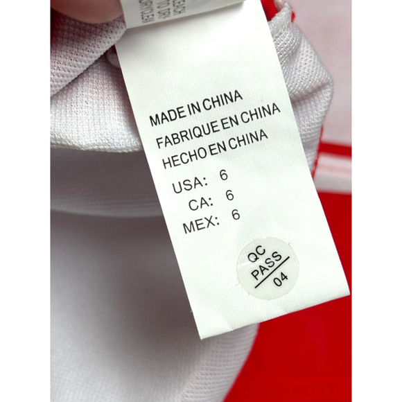 Cocoship Women's Size 6 Solid Red Plunging Neckline High Leg One Piece Swimsuit - Picture 14 of 16